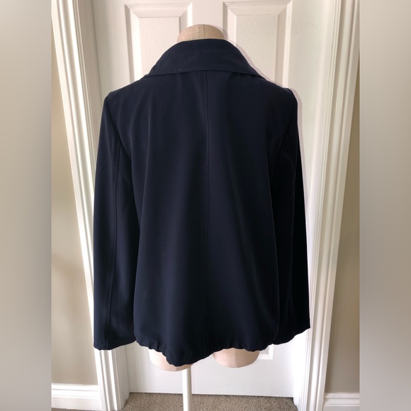 St. John Elegant Navy Women's Jacket - Picture 5 of 8